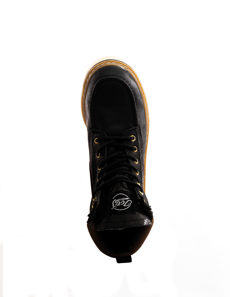 Bota de piel Woodstock - joesfactory